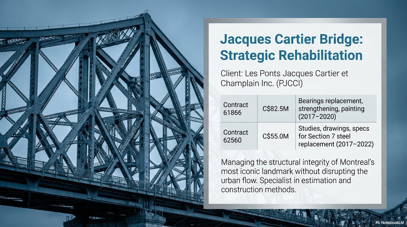 Jacques Cartier Bridge: Strategic Rehabilitation — Contract Details